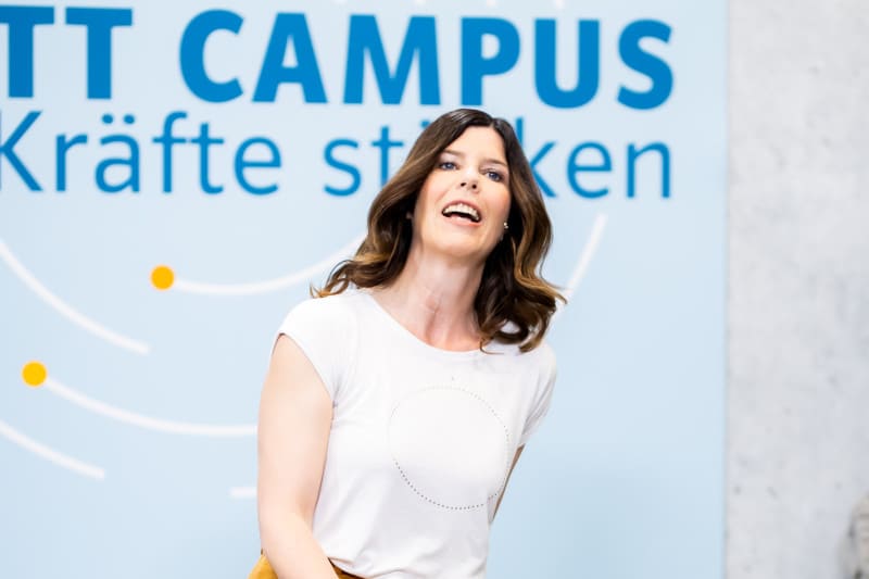 Mona Bekteši auf dem Klett Campus 2022